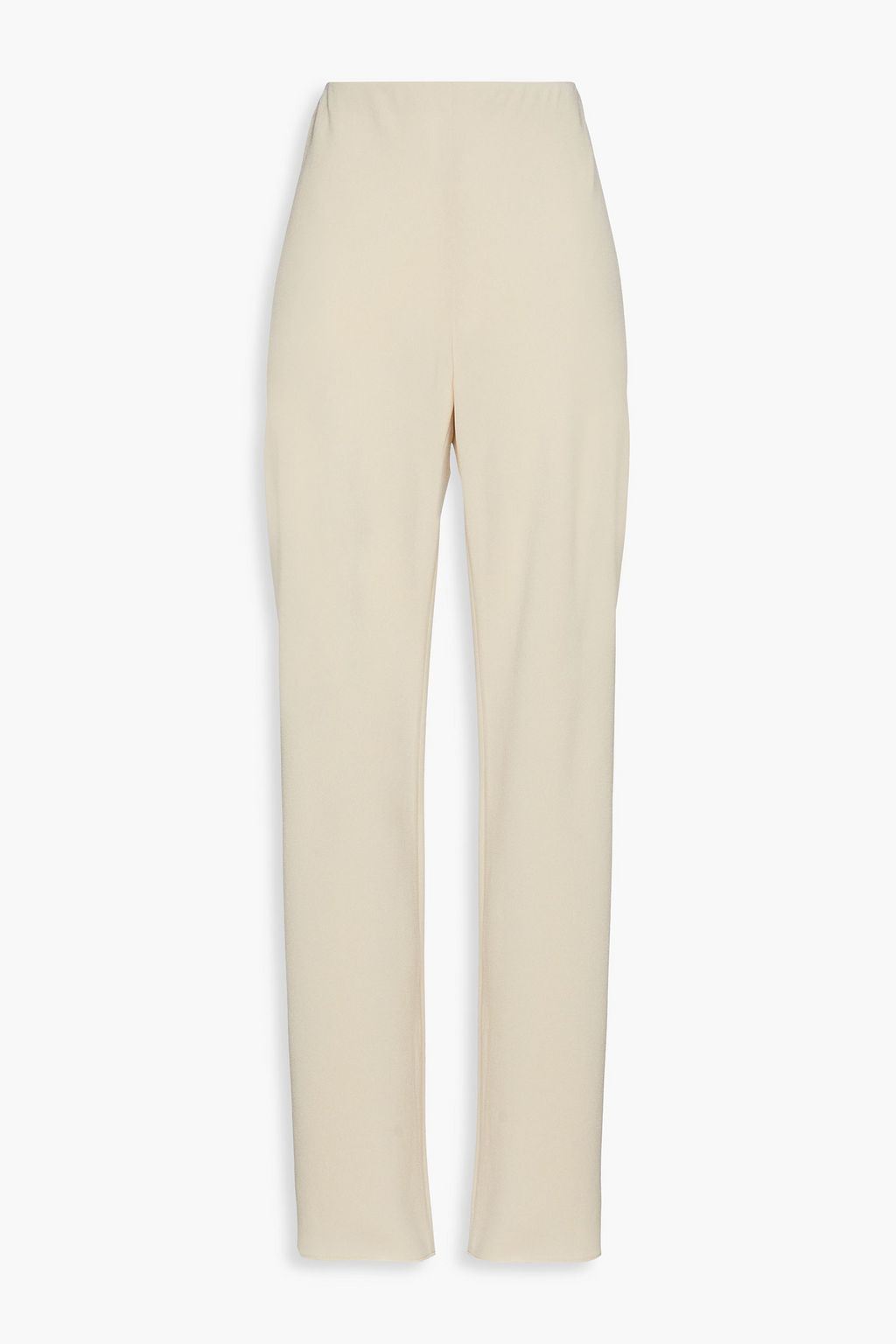 Beige Crepe wide-leg pants | Sale up to 