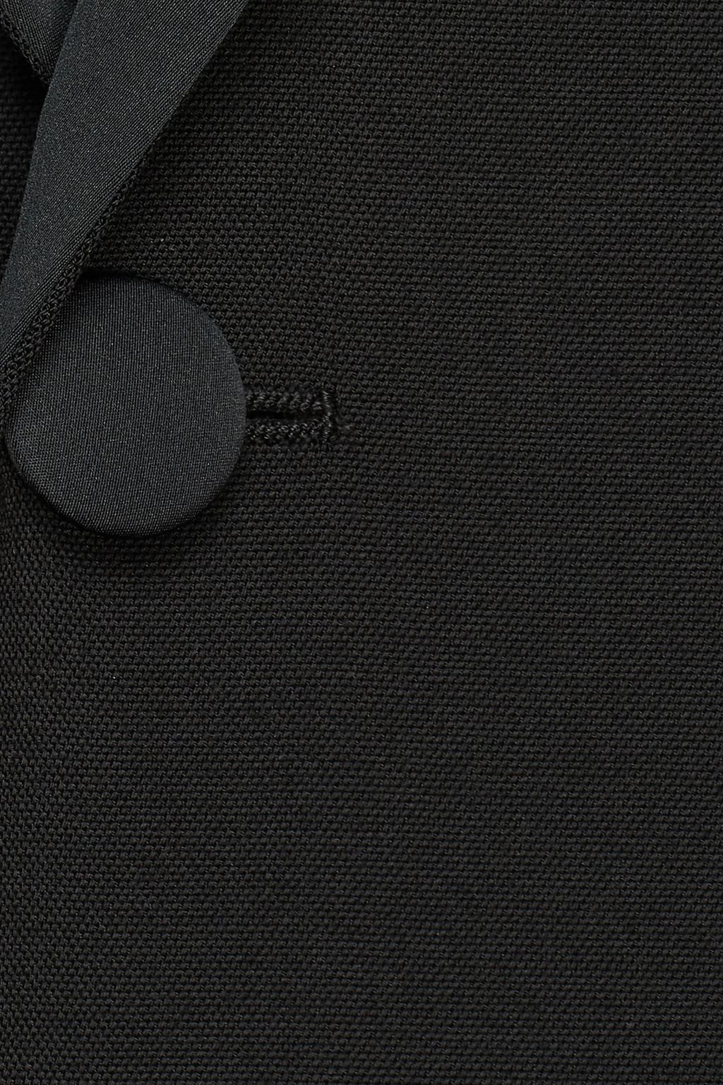 REDVALENTINO Satin-trimmed crepe blazer
