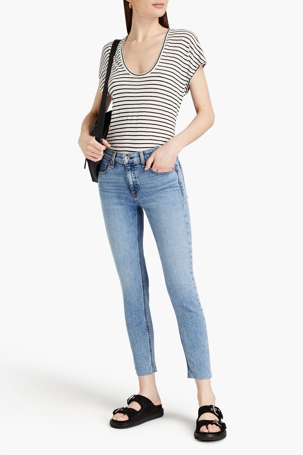RAG & BONE Cate cropped mid-rise skinny jeans