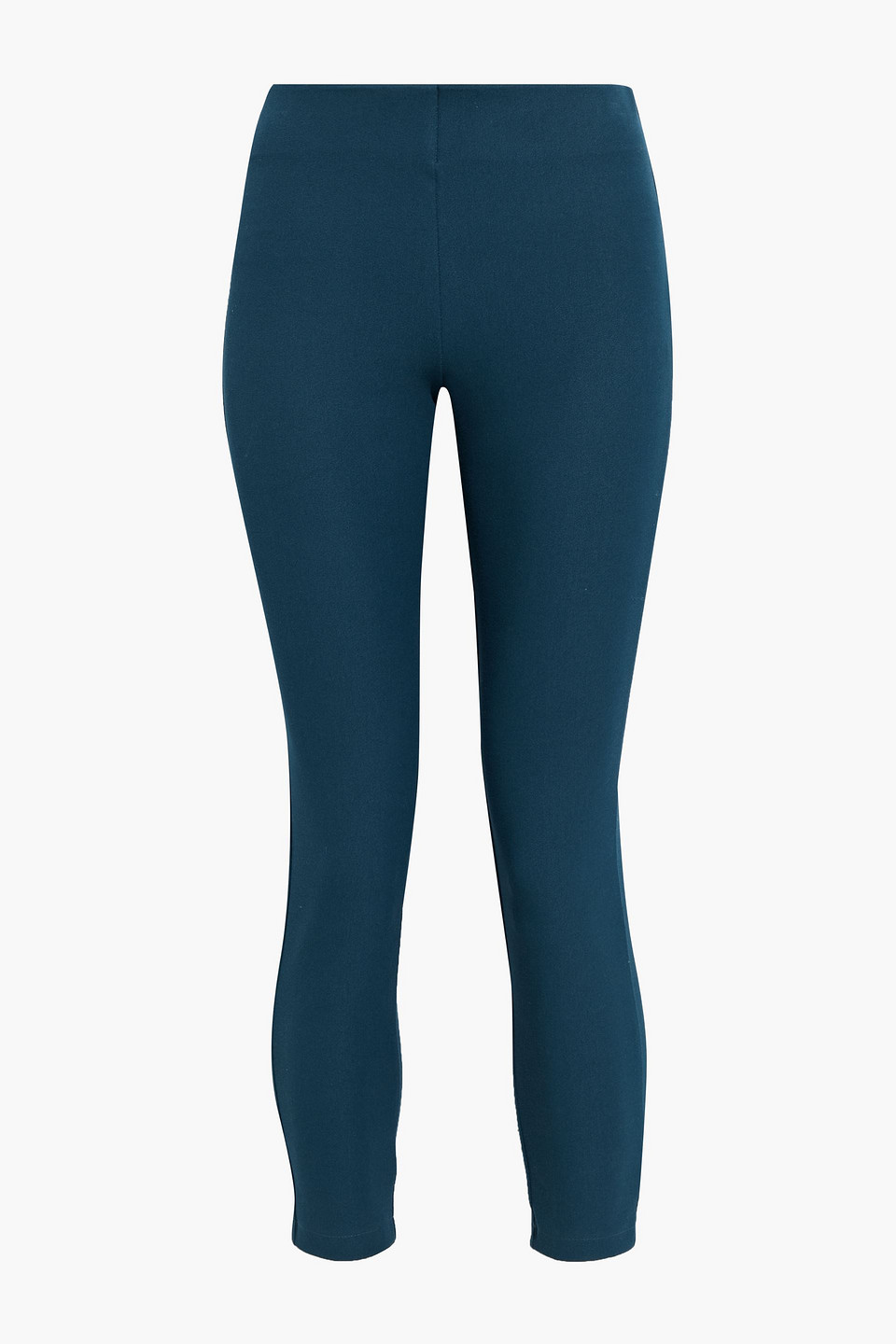 Cropped stretch-gabardine skinny pants