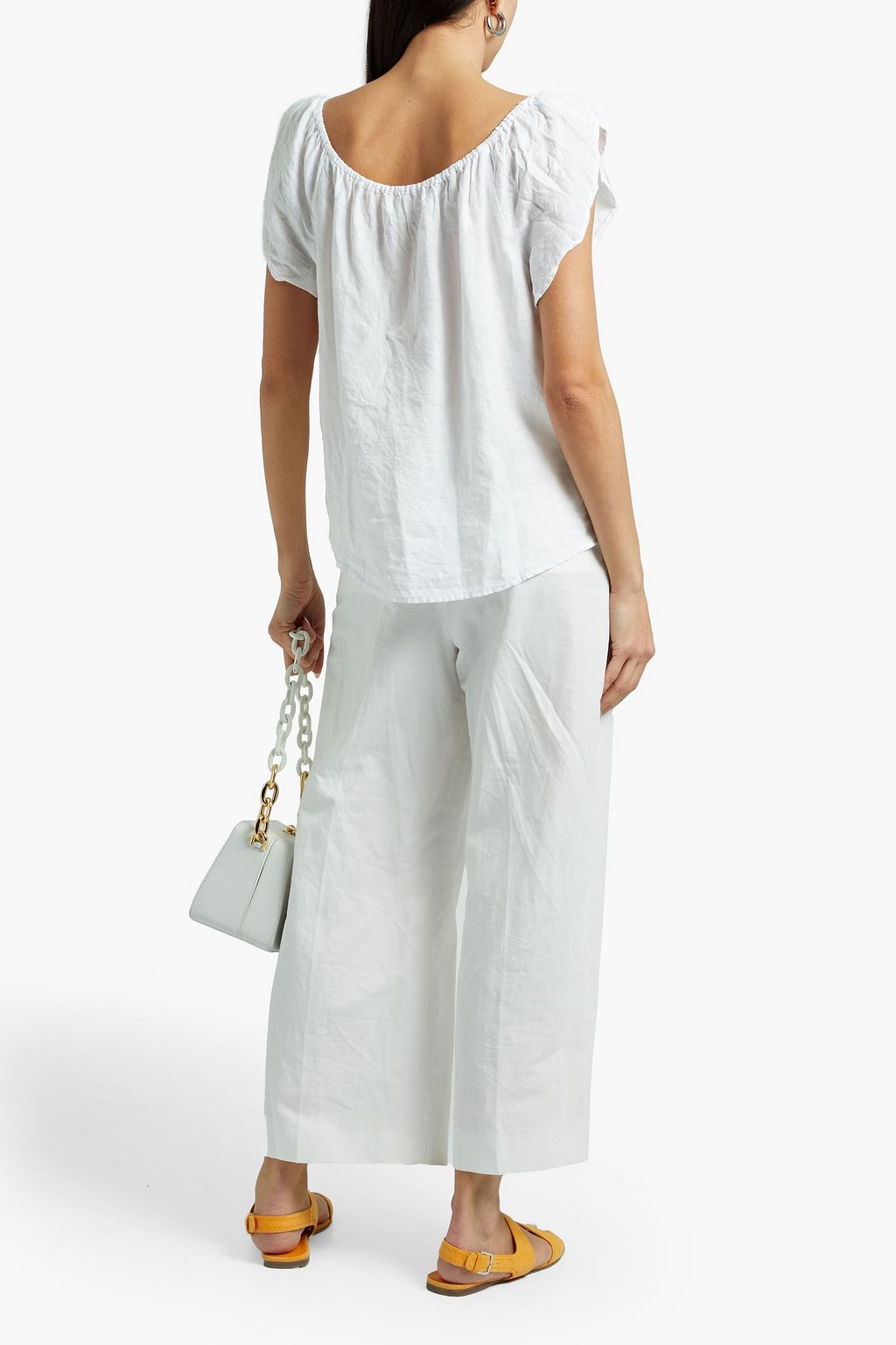 VELVET BY GRAHAM & SPENCER Ceila linen top