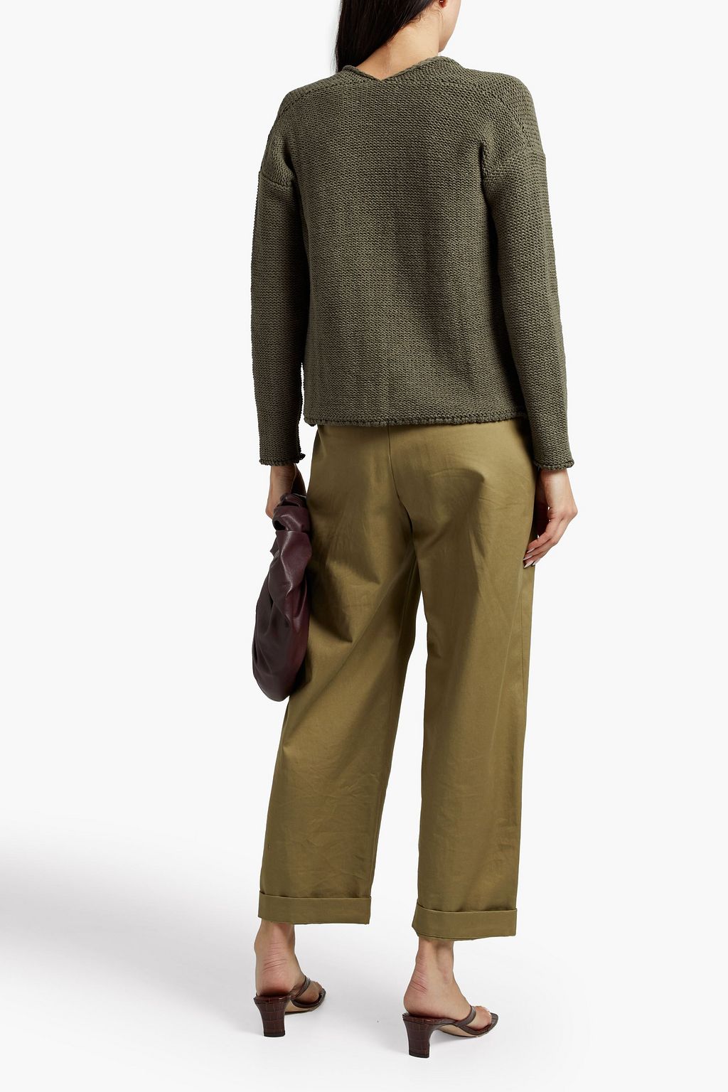 VELVET BY GRAHAM & SPENCER Cotton-blend cardigan