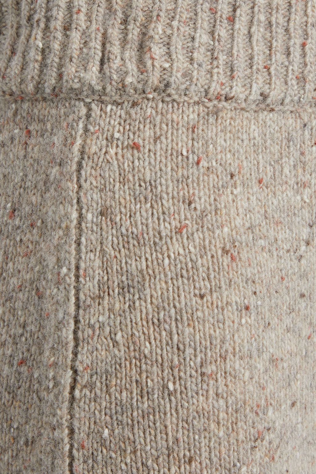 JOSEPH Donegal wool-blend wide-leg pants