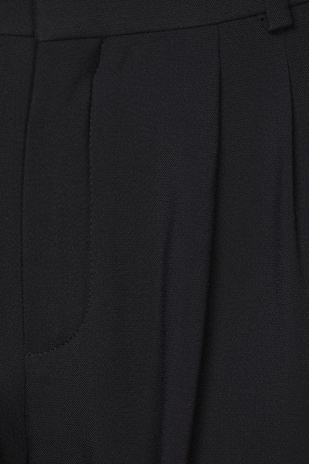 CHLOÉ Pleated twill tapered pants