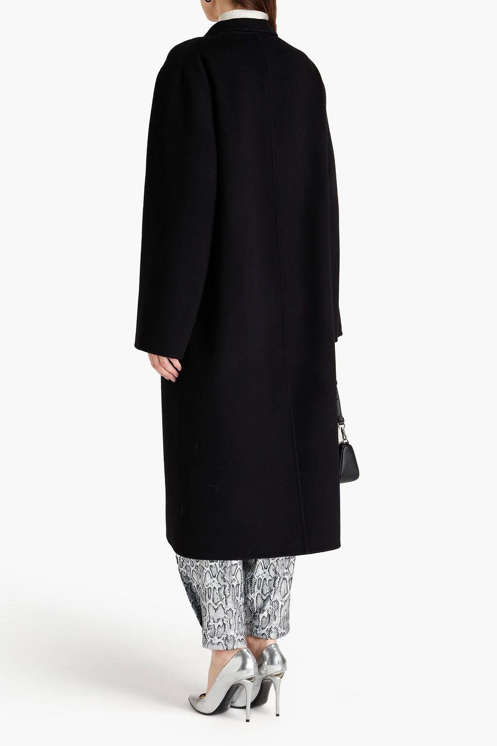 CHRISTOPHER KANE Chain-embellished wool-felt coat