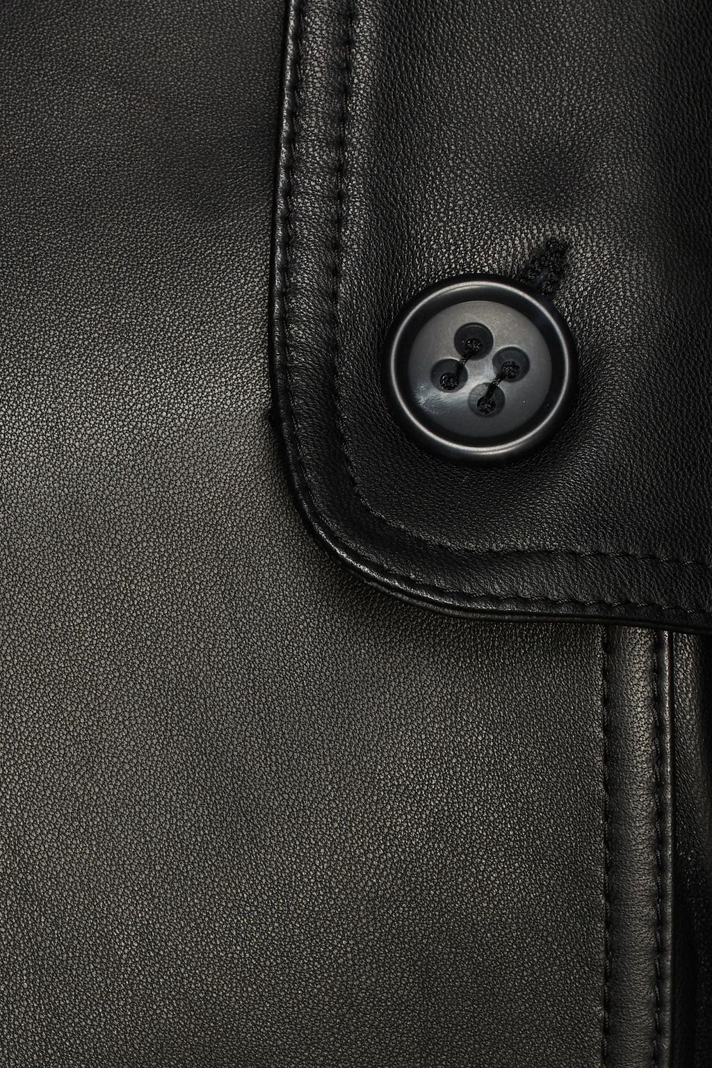 REDVALENTINO Leather trench coat