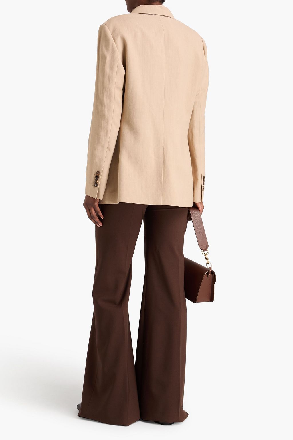 BRUNELLO CUCINELLI Doppelreihiger Blazer aus Twill