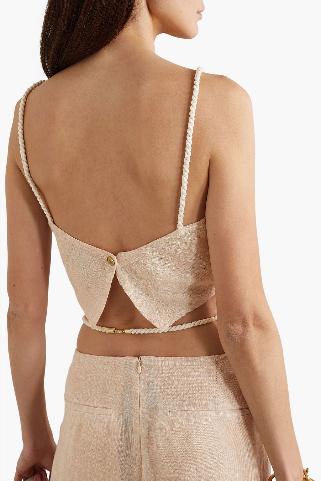 LE KASHA Ashmant linen bra top