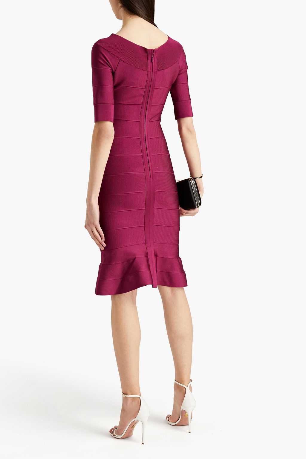 HERVÉ LÉGER Fluted bandage dress