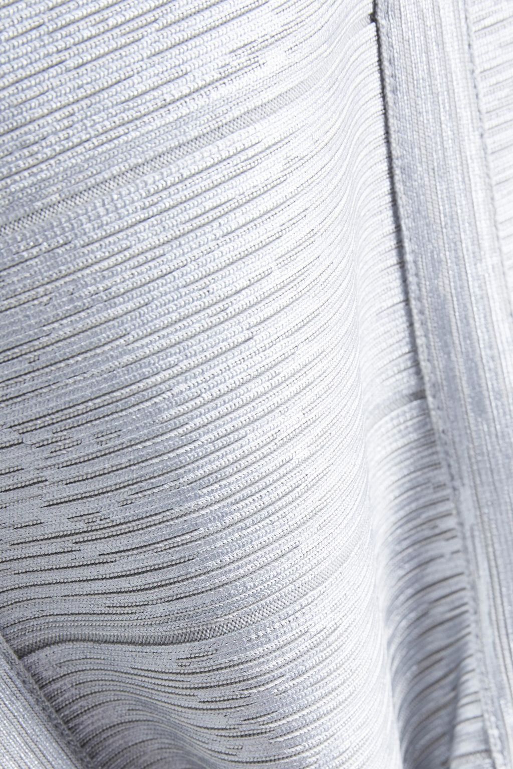 HERVÉ LÉGER Metallic bandage mini skirt