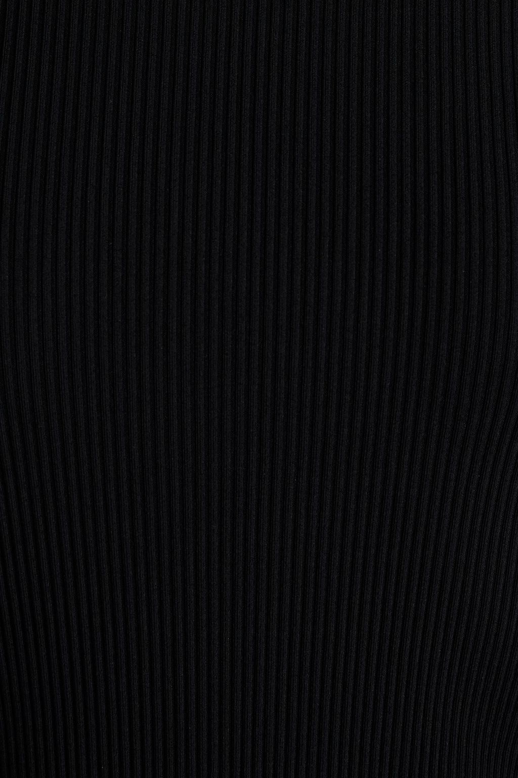 CHRISTOPHER KANE Studded ribbed jersey top