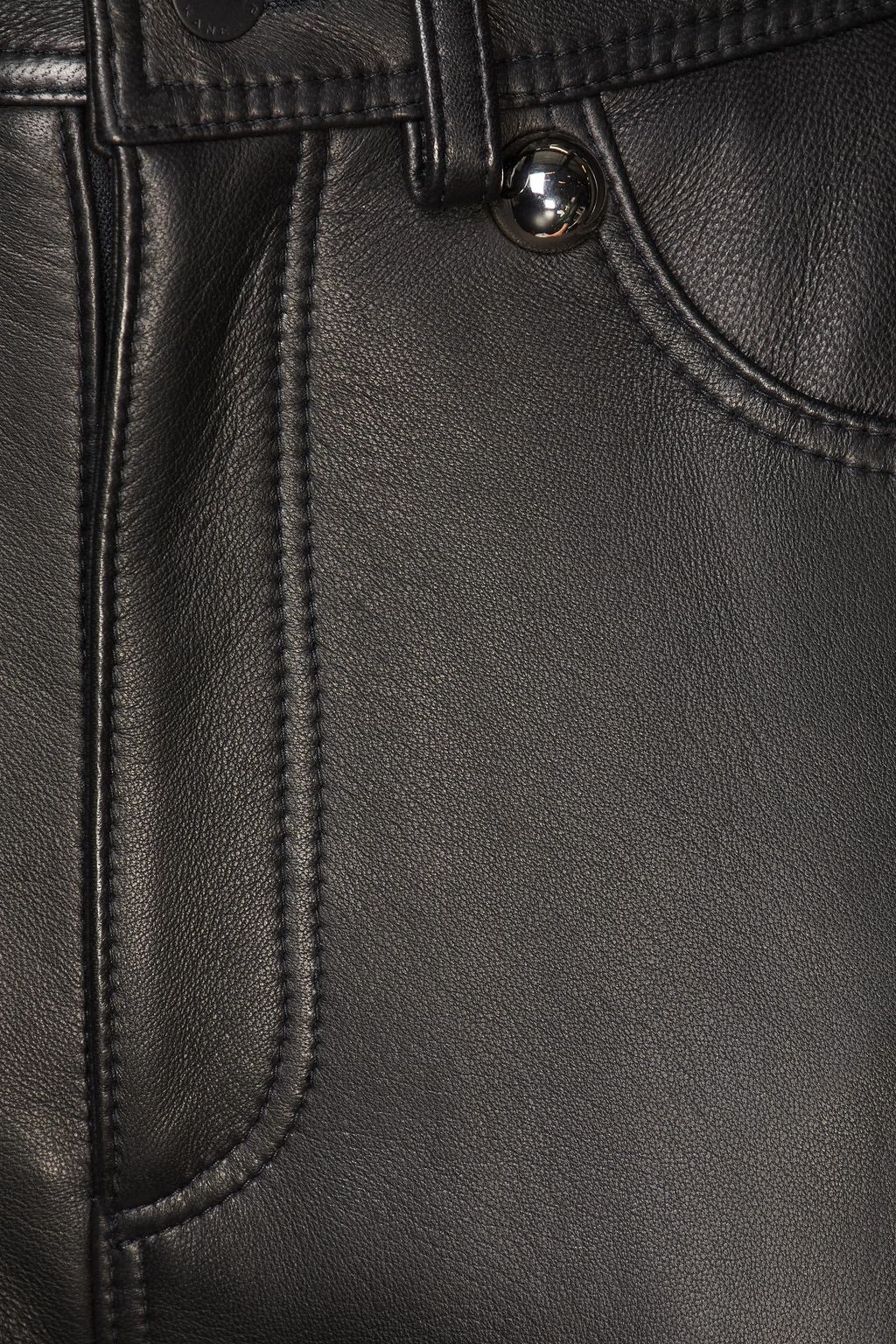 CHRISTOPHER KANE Studded leather slim-leg pants