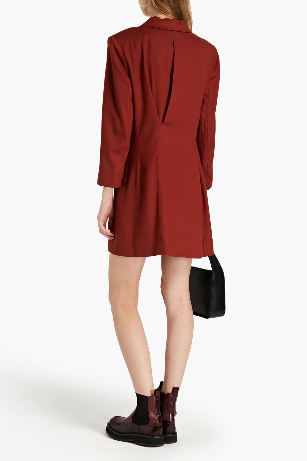 CLAUDIE PIERLOT Riton Lyocell-crepe mini dress