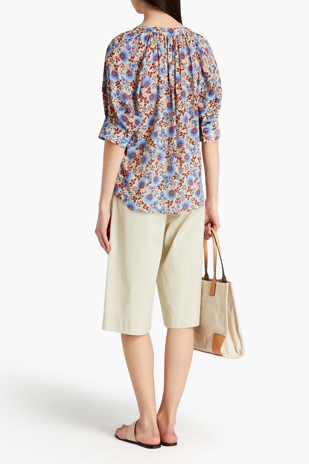 CLAUDIE PIERLOT Printed georgette top