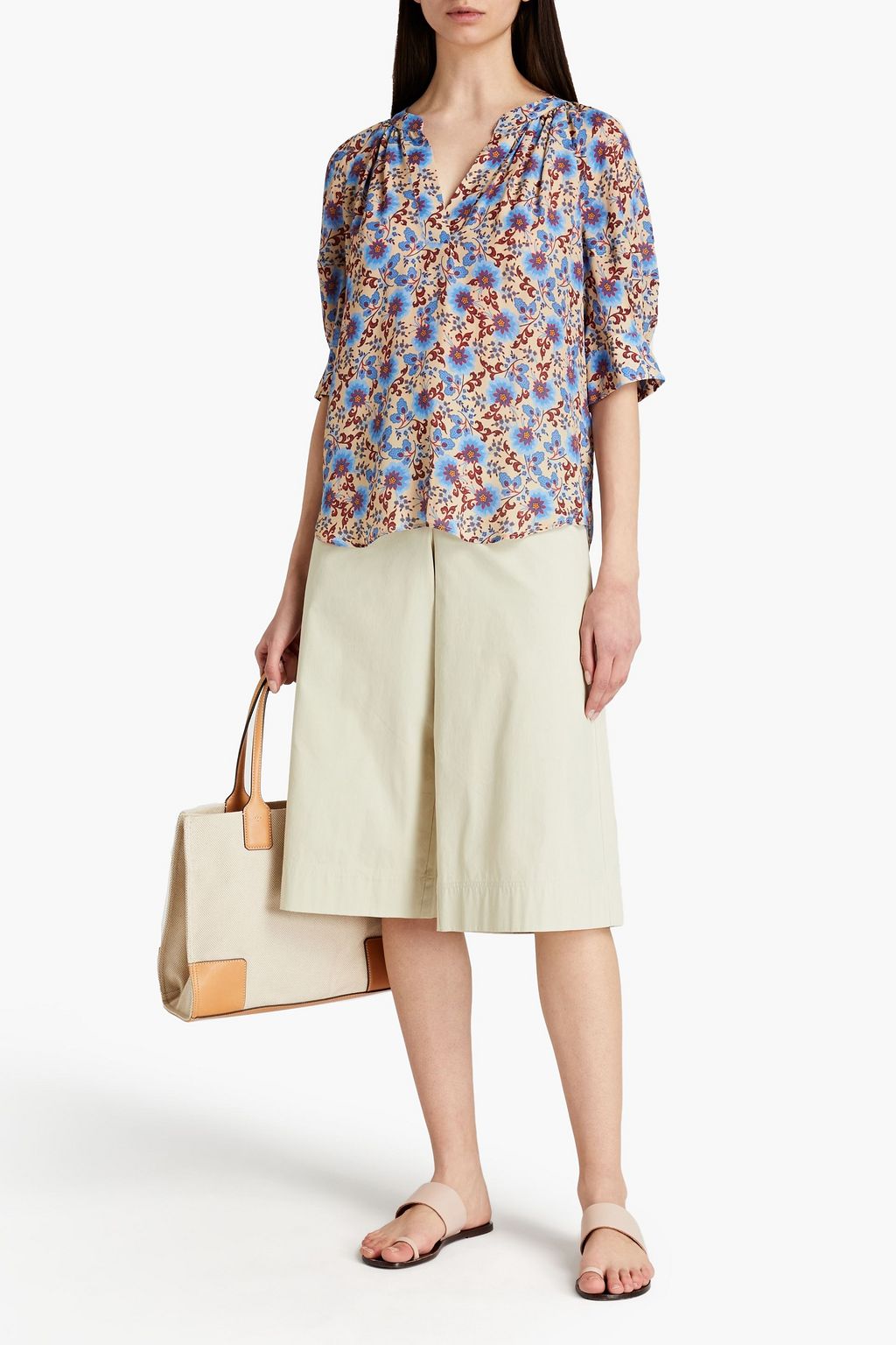 CLAUDIE PIERLOT Printed georgette top