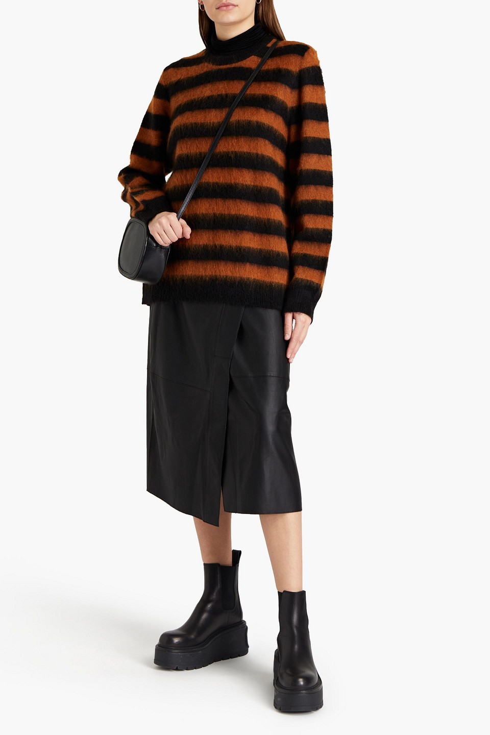 Bella Freud Truman Striped Mohair-blend Jumper