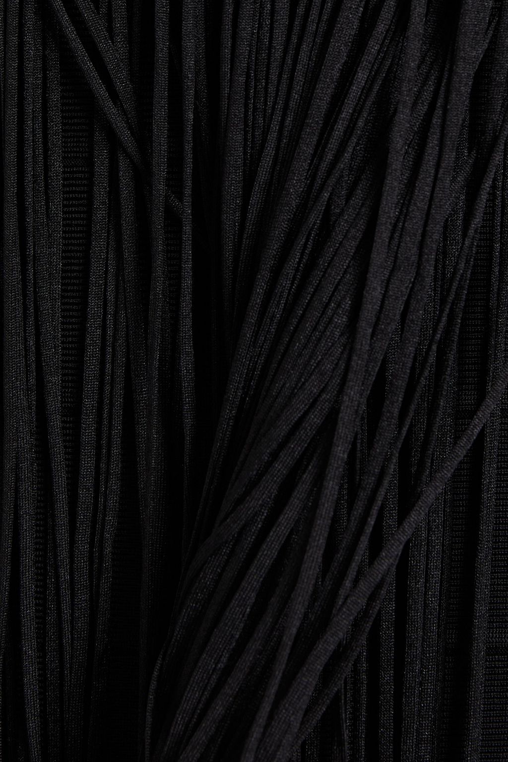HERVÉ LÉGER Fringed bandage maxi dress