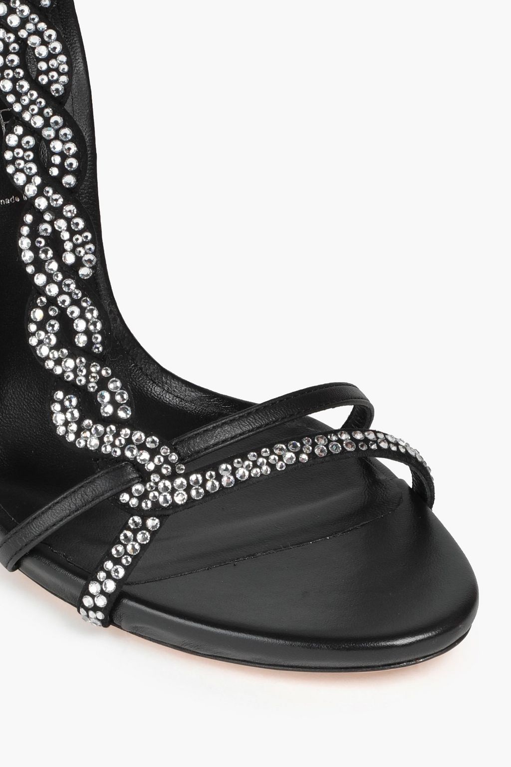 CASADEI Embellished suede and leather sandals