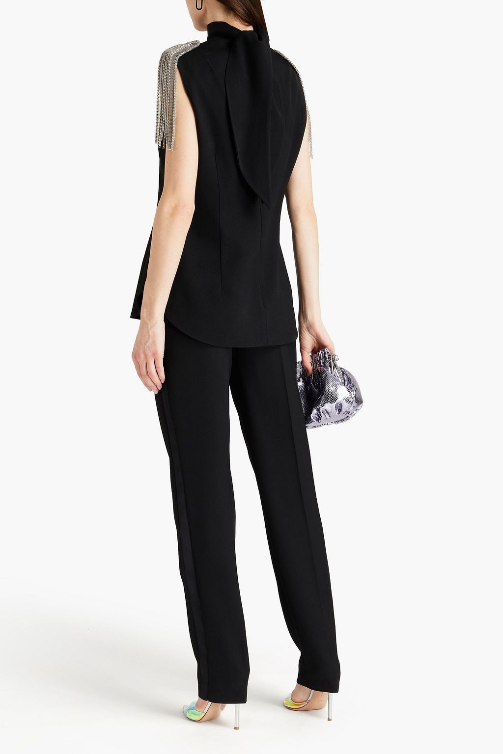 CHRISTOPHER KANE Fringed cady top