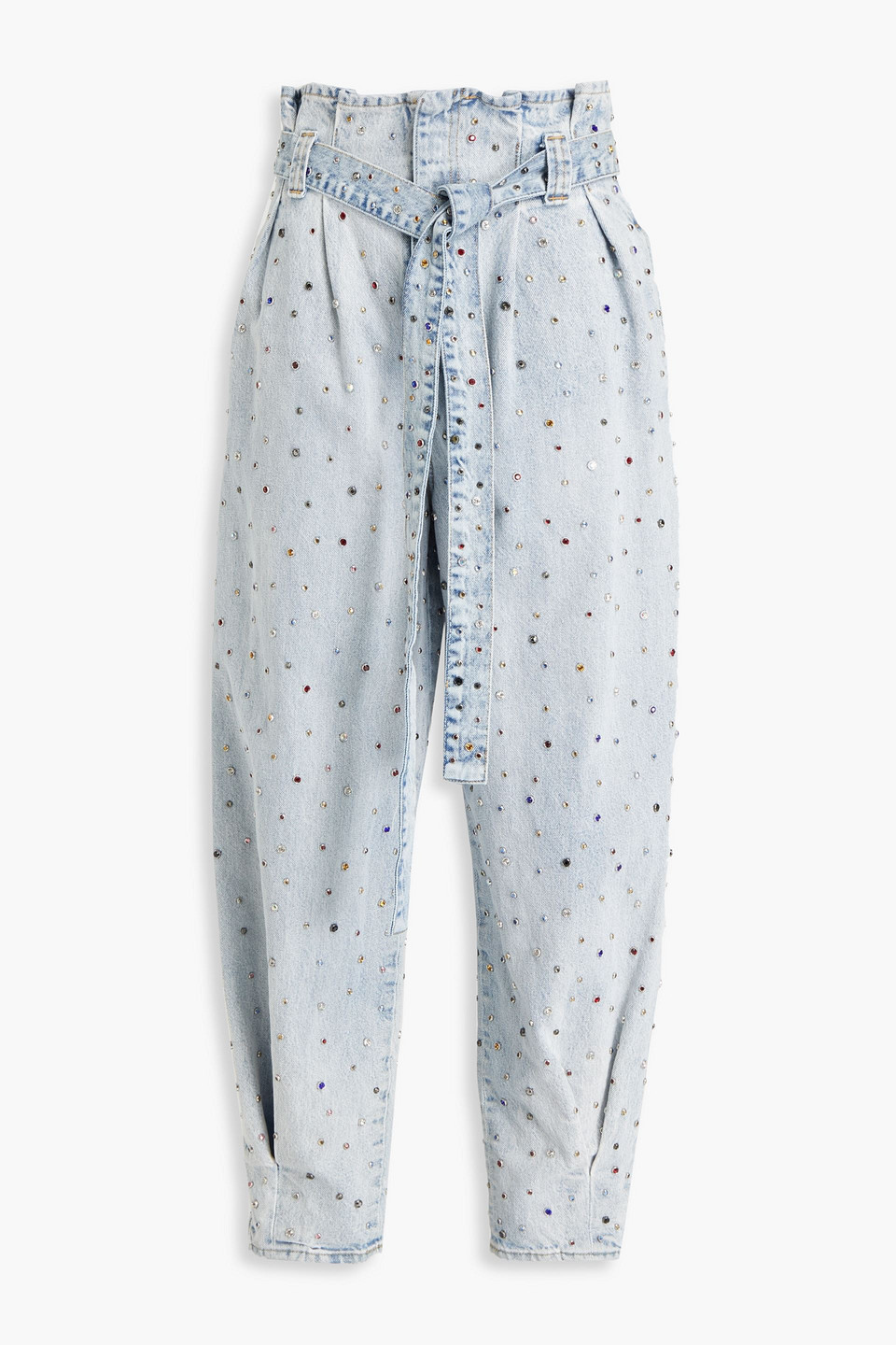 Redvalentino Woman Tapered Jeans Light Denim Size 40