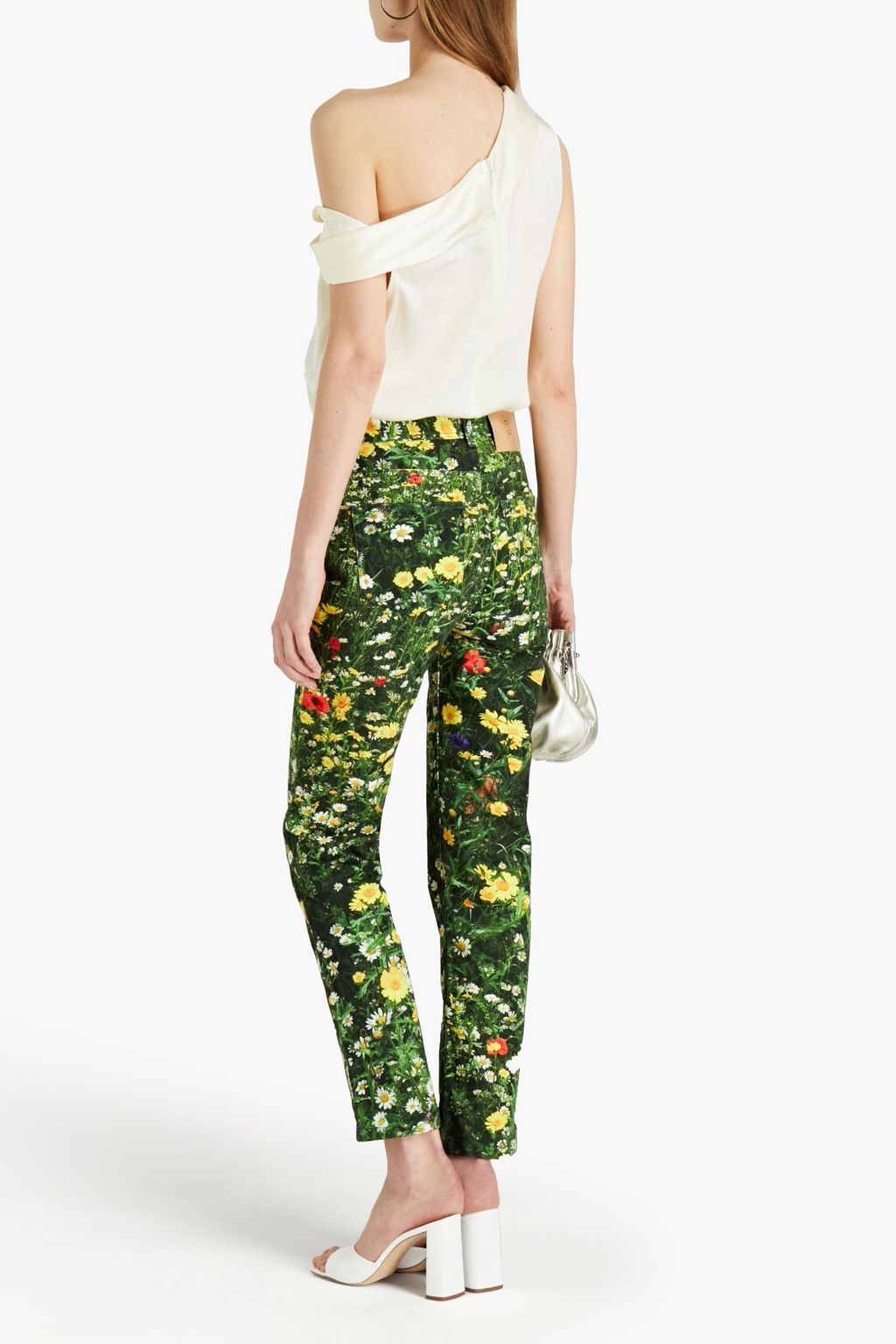 CHRISTOPHER KANE London Fields printed high-rise slim-leg jeans