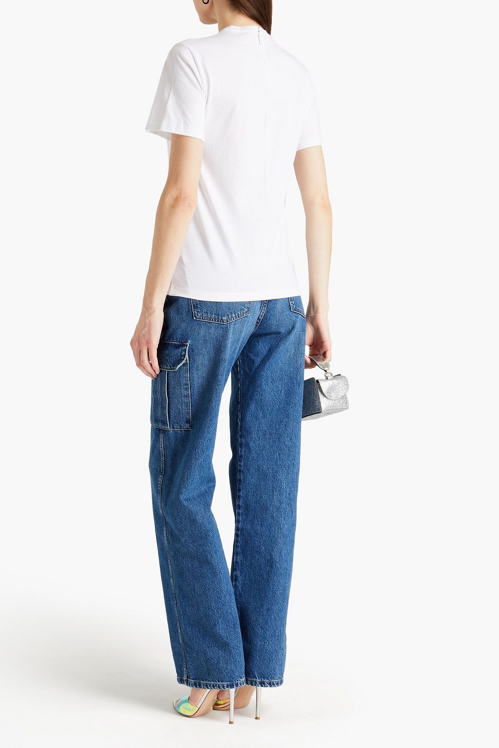 CHRISTOPHER KANE Embellished cotton T-shirt