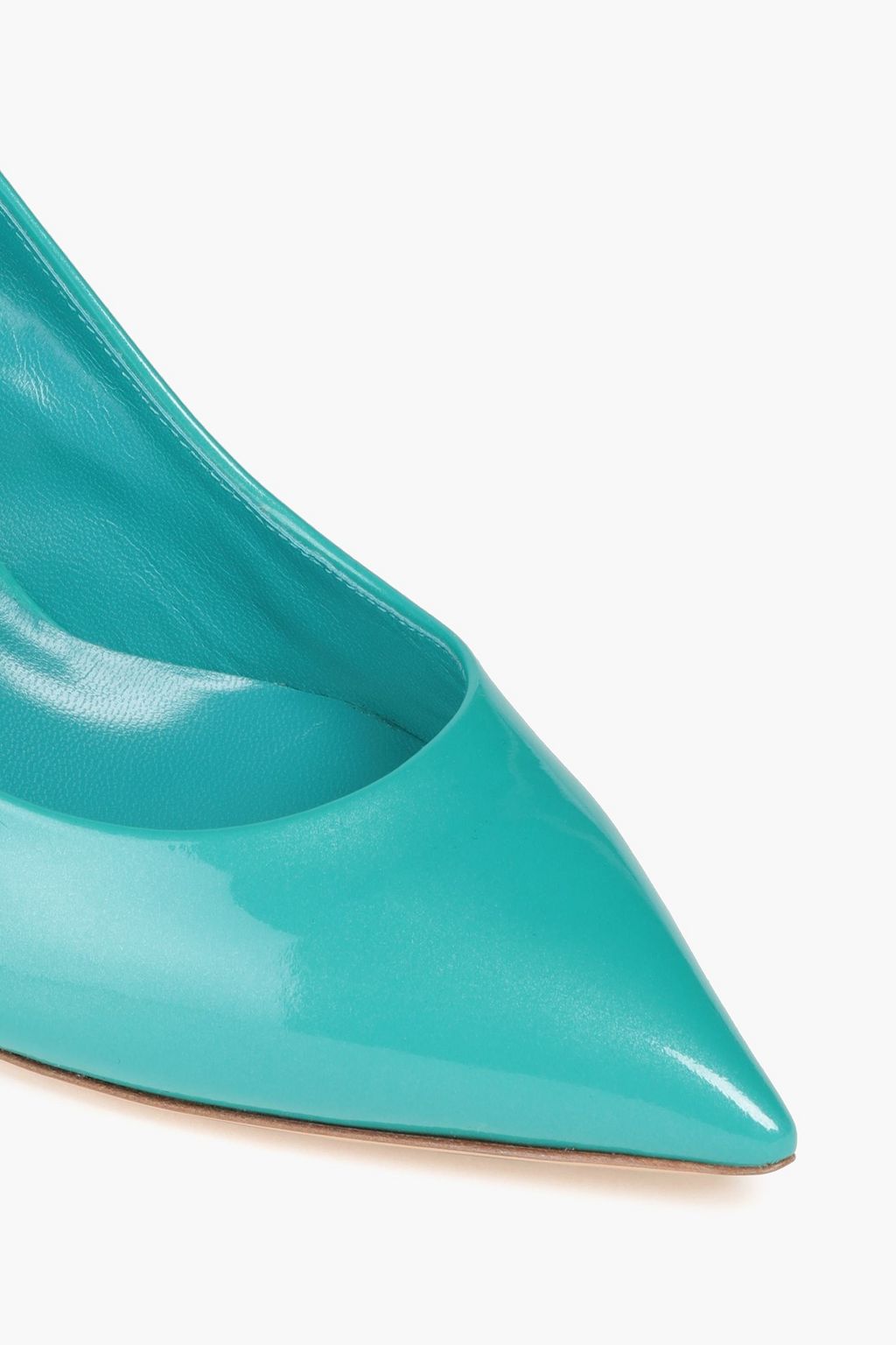 CASADEI Patent-leather slingback pumps