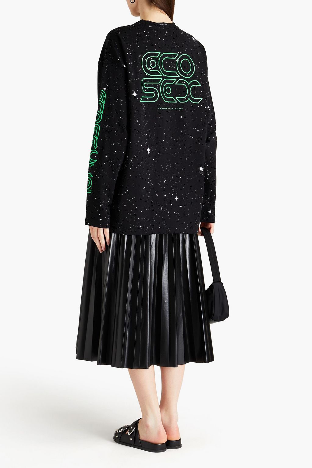 CHRISTOPHER KANE Sleep With The Stars embellished printed cotton top