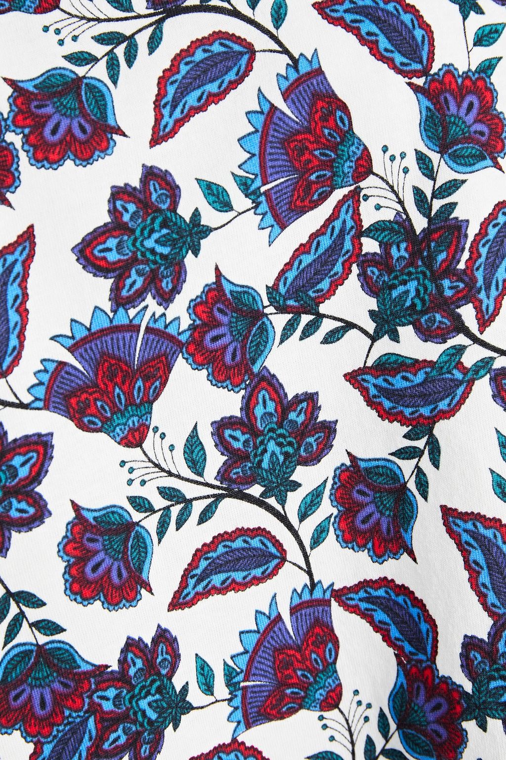 CLAUDIE PIERLOT Talitha floral-print cotton-jersey top