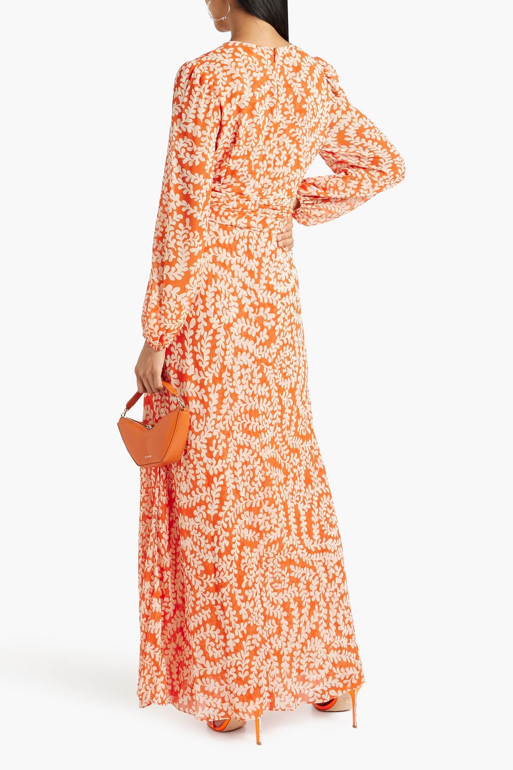DIANE VON FURSTENBERG Alaric wrap-effect printed georgette maxi dress