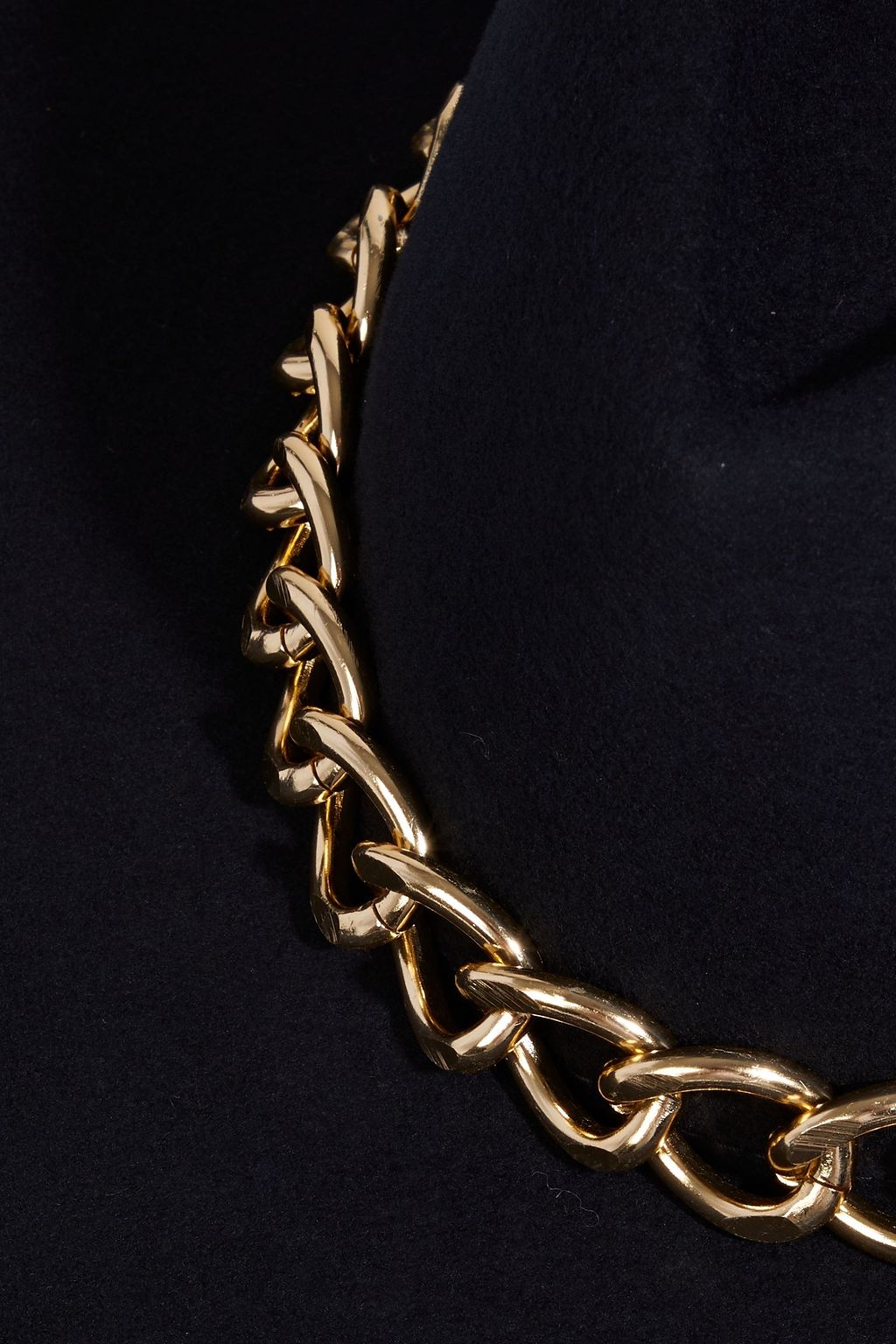 EUGENIA KIM Harlowe chain-embellished wool-felt fedora