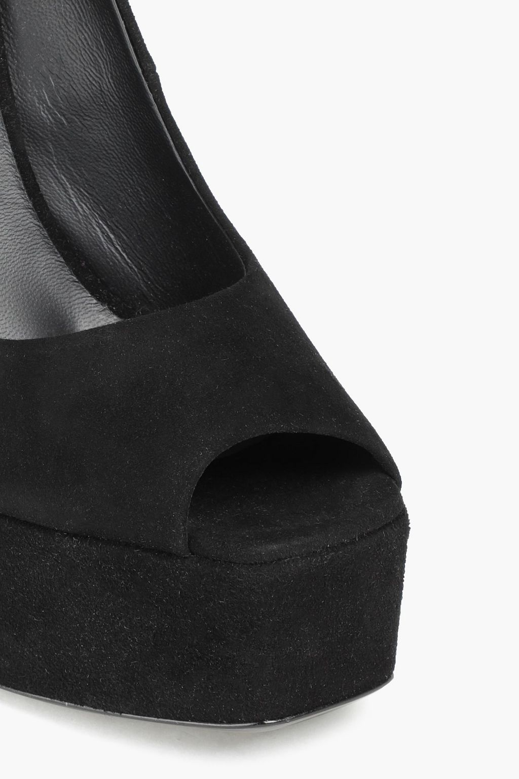 GIUSEPPE ZANOTTI Suede platform pumps