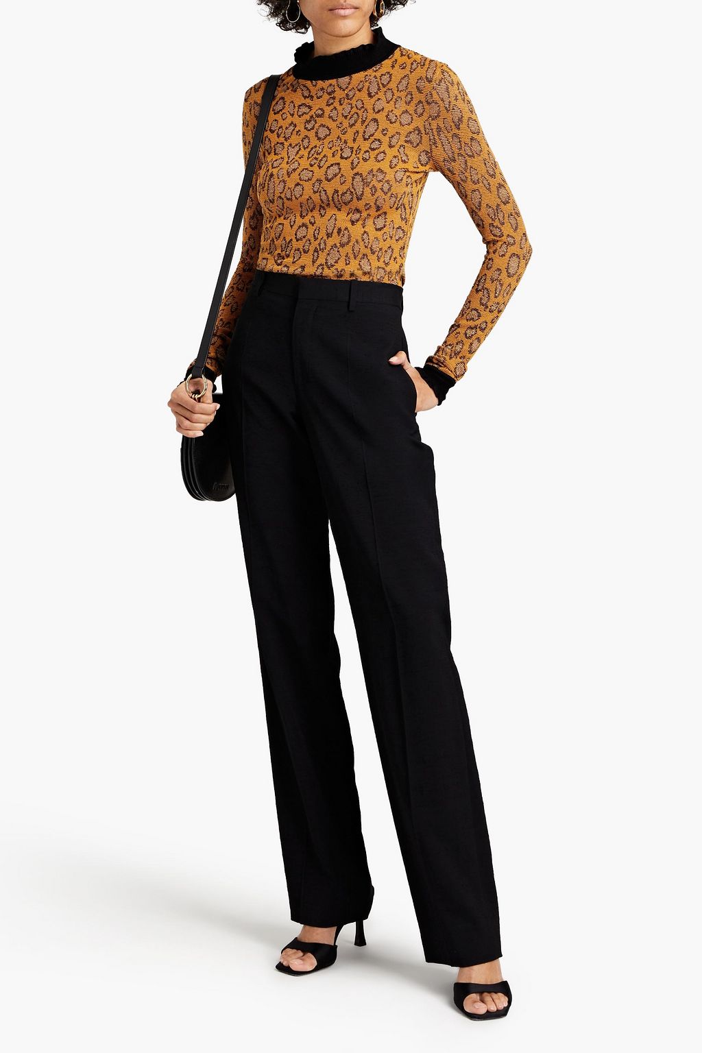 MISSONI Metallic jacquard-knit sweater