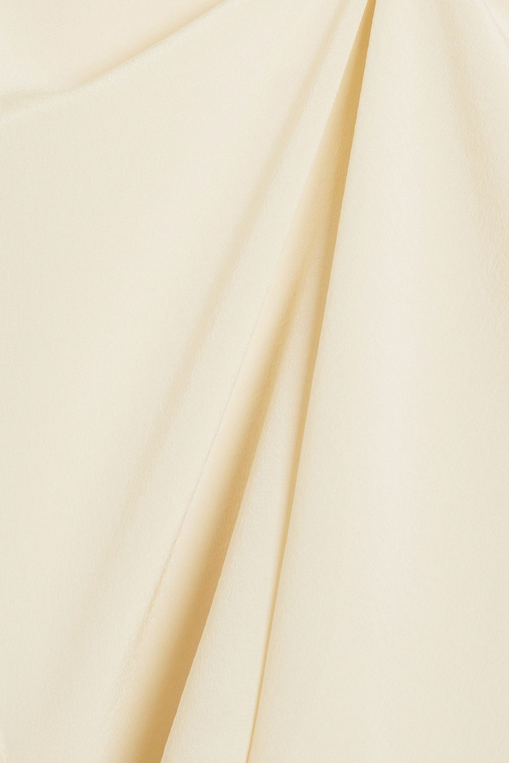 ENVELOPE1976 Land one-sleeve asymmetric silk-chiffon blouse