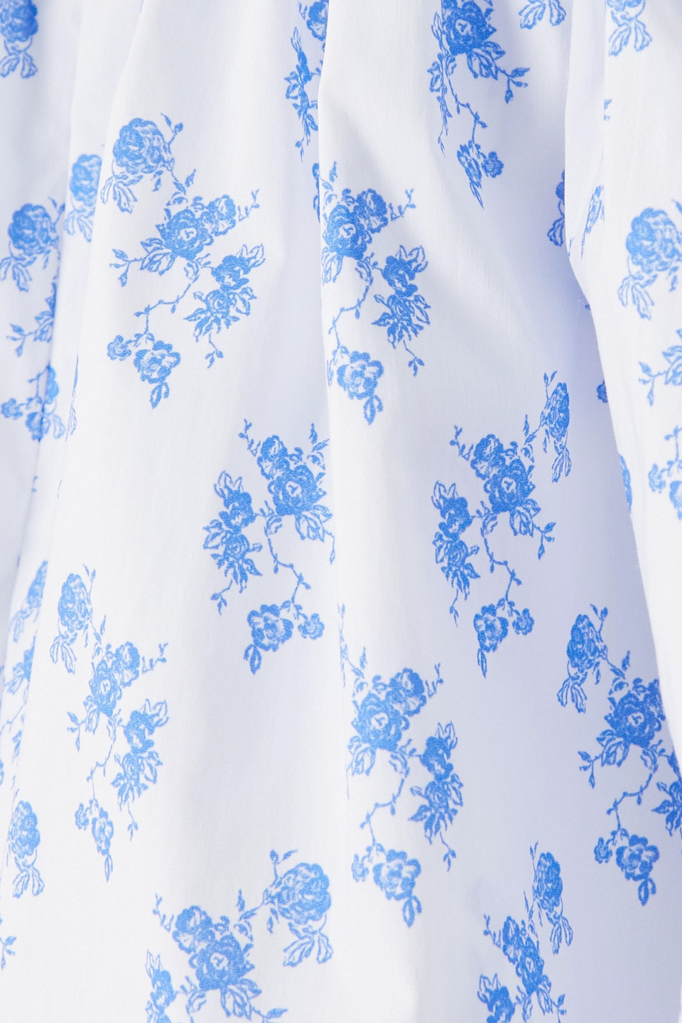 CAROLINE CONSTAS TEAGEN FLORAL-PRINT COTTON-BLEND POPLIN SHORTS