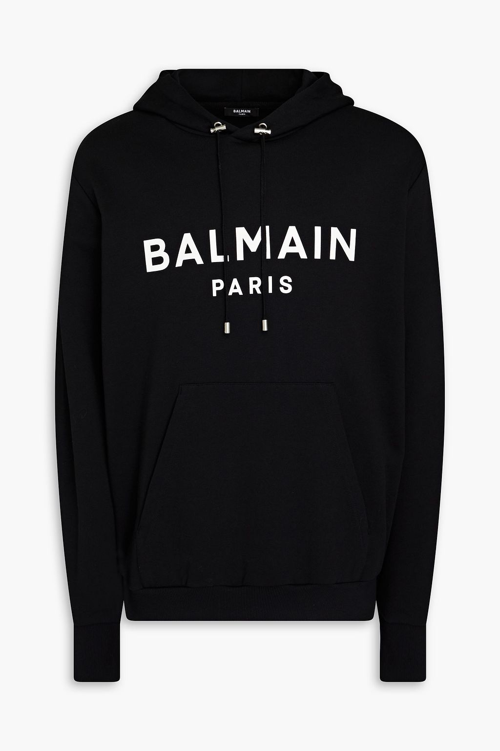 BALMAIN Printed French cotton-terry hoodie | Sale up to 70% off | THE OUTNET