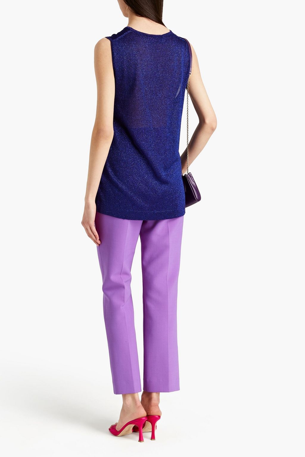 MISSONI Metallic knitted top