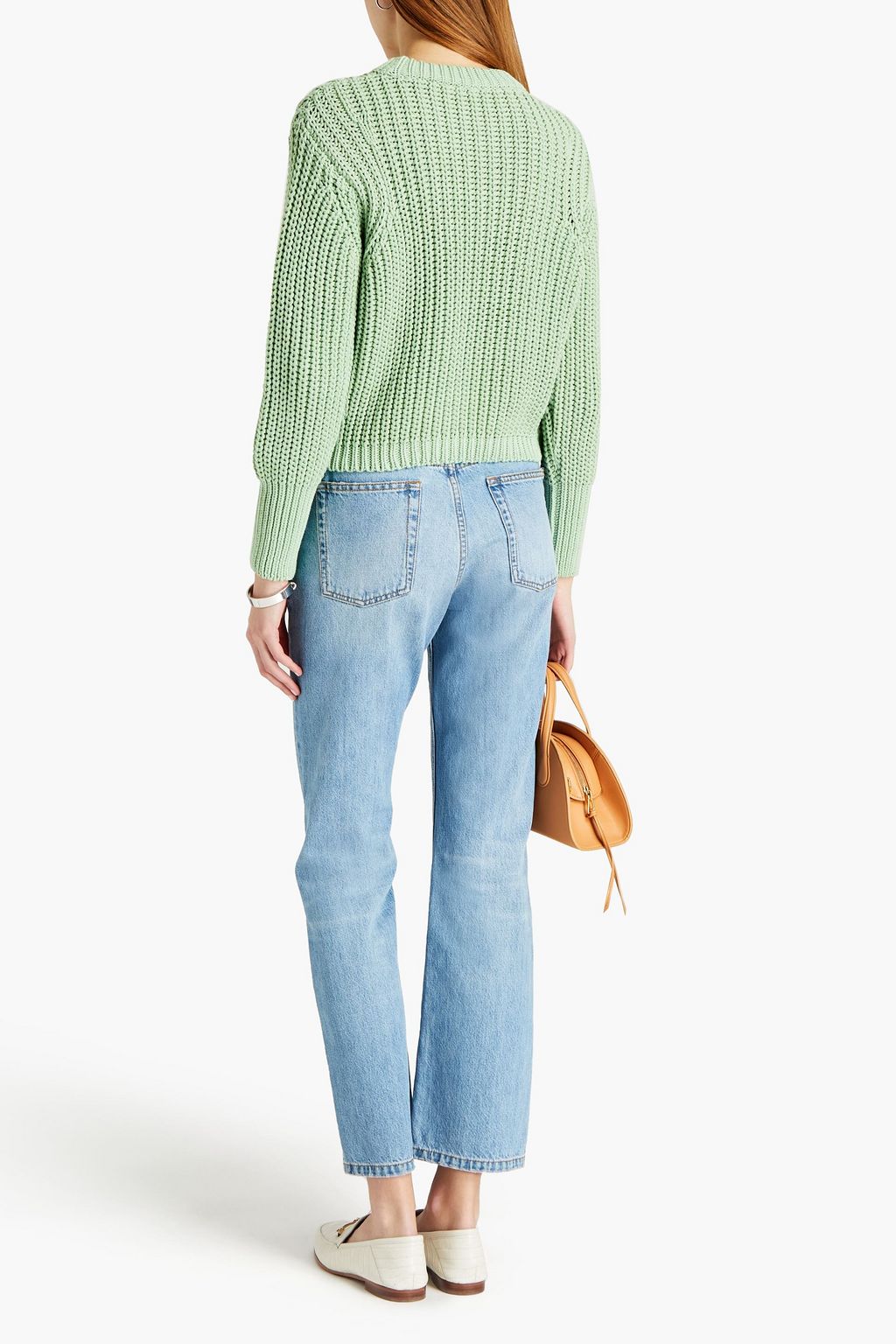 CLAUDIE PIERLOT Marteau ribbed cotton-blend sweater