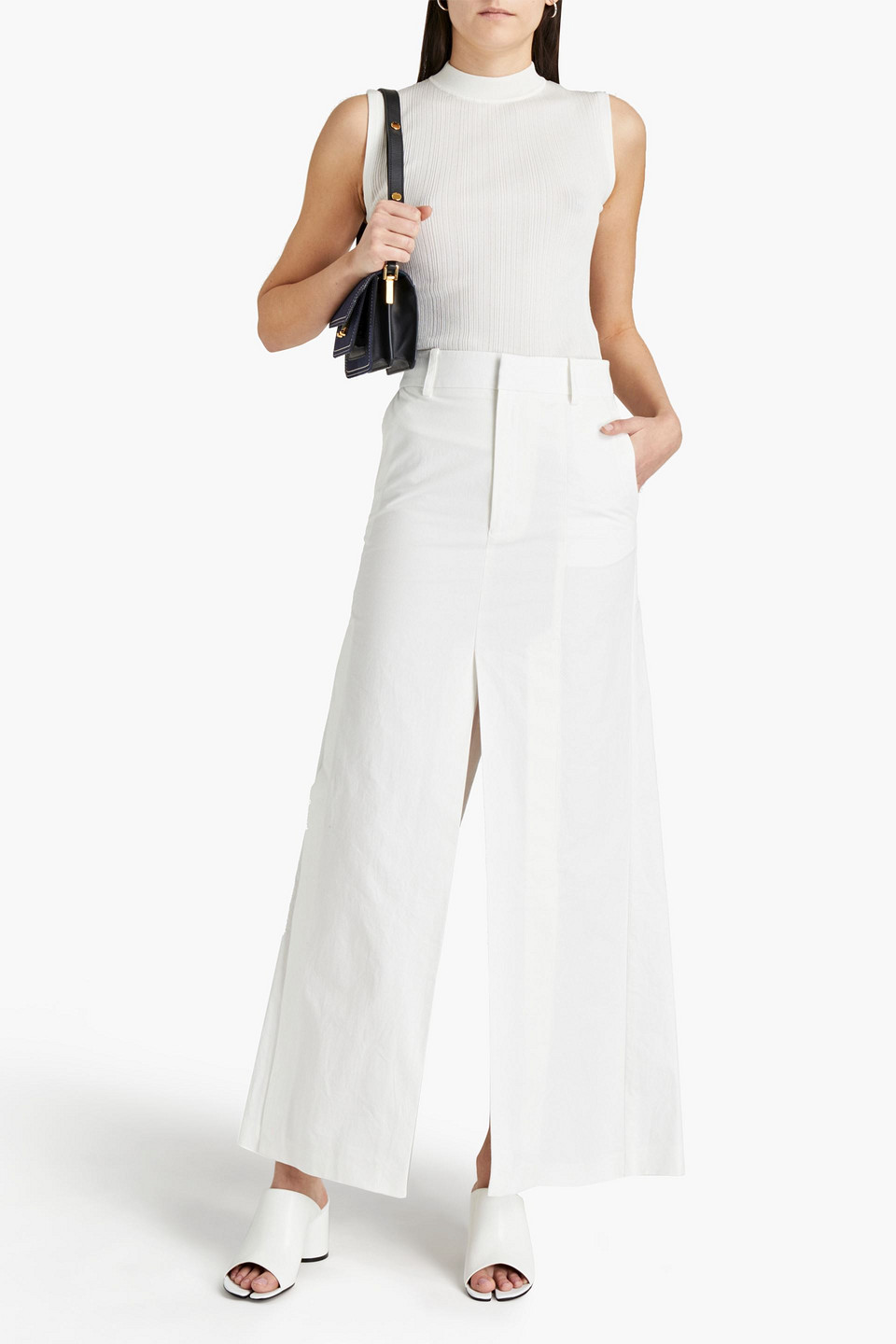 A.w.a.k.e. Cotton Maxi Skirt In White