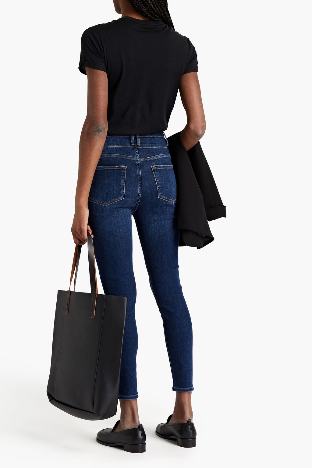 FRAME Le Catroux high-rise skinny jeans