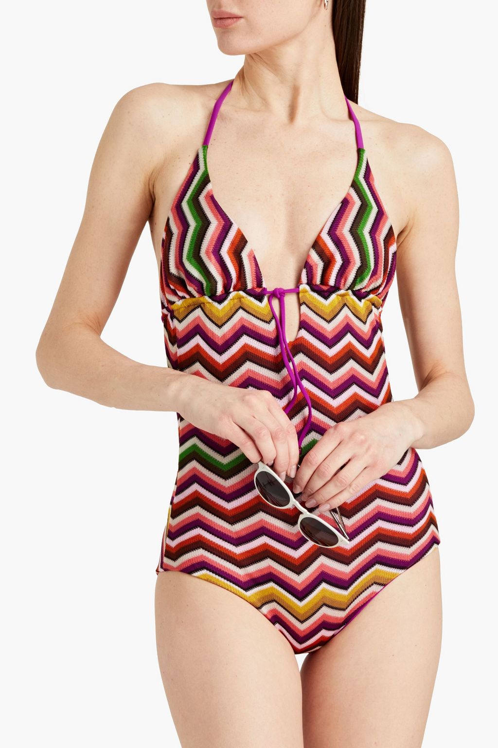 MISSONI MARE Crochet-knit swimsuit