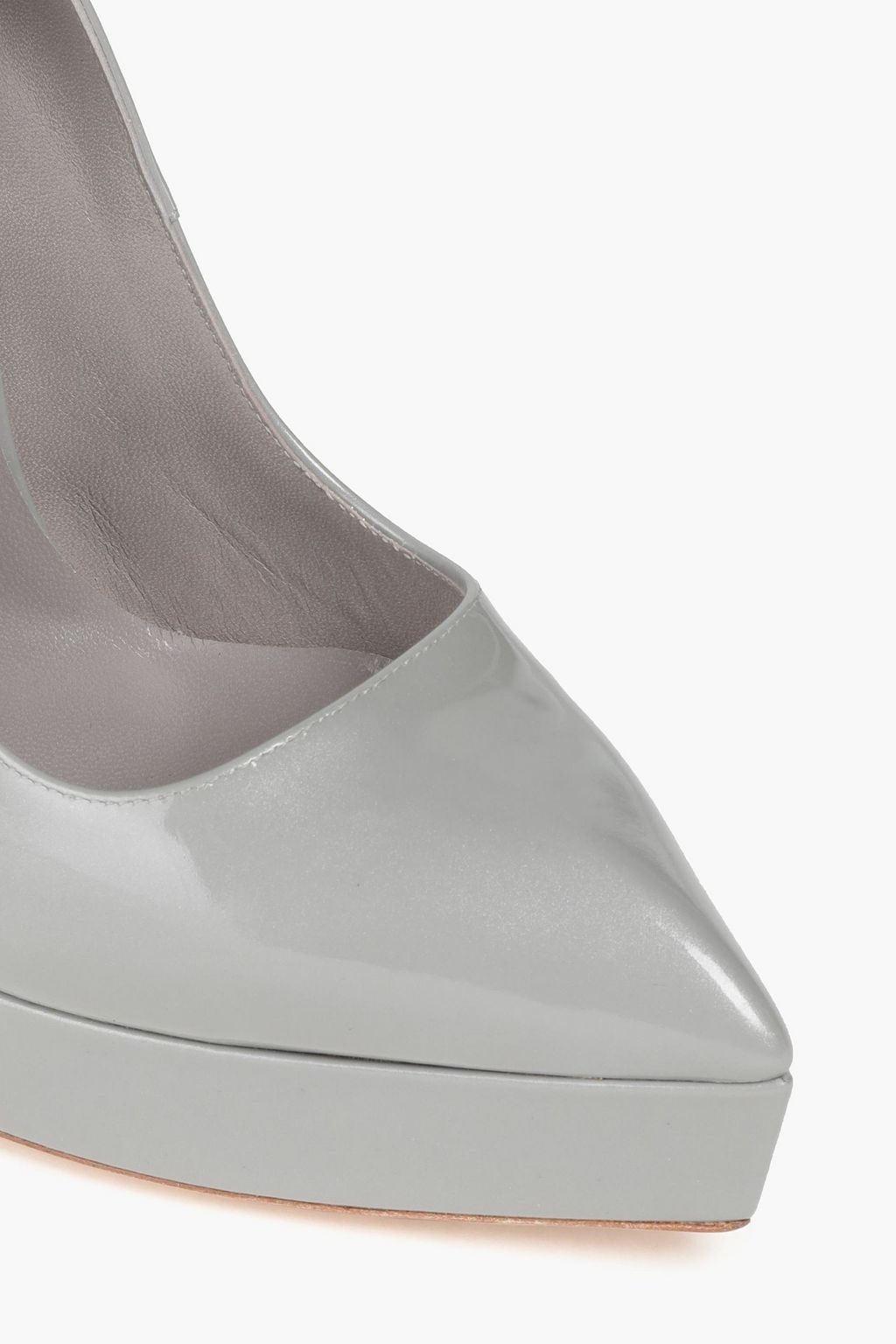 CASADEI Patent-leather platform pumps