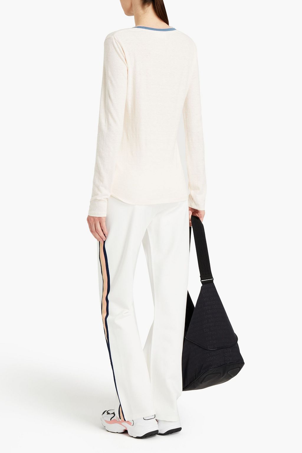 THE UPSIDE Mila hemp and organic cotton-blend jersey top
