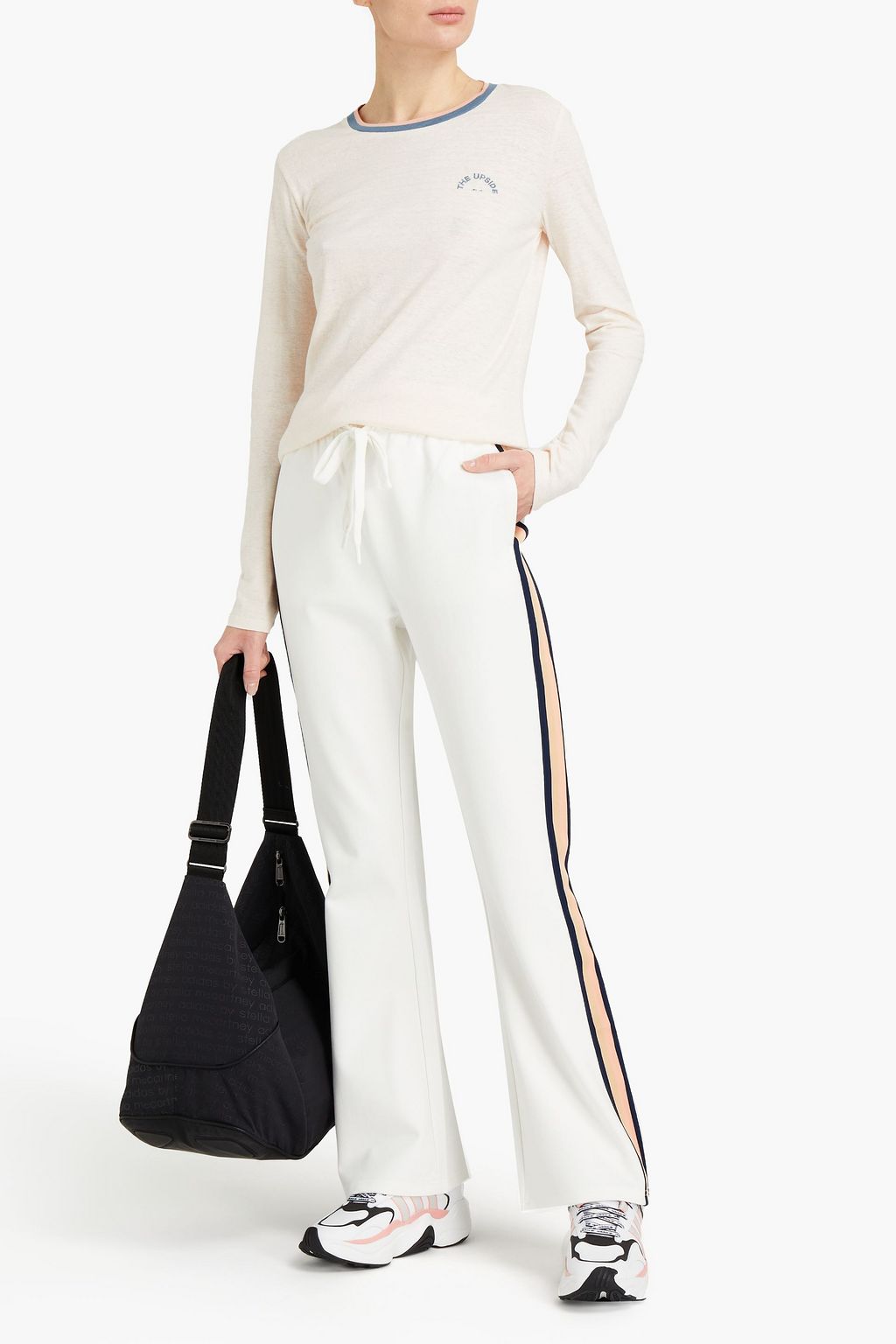 THE UPSIDE Mila hemp and organic cotton-blend jersey top