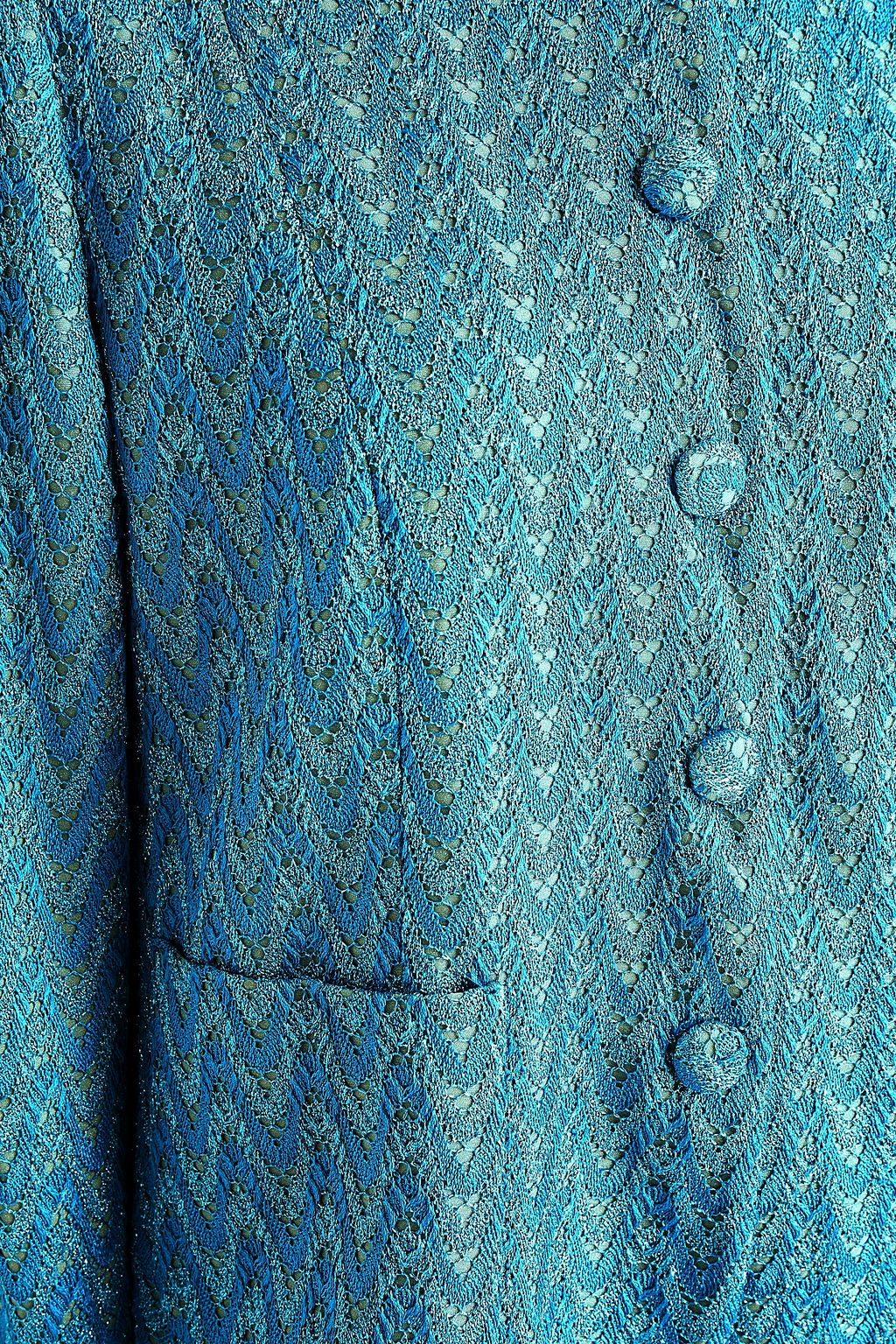 MISSONI Metallic crochet-knit jacket