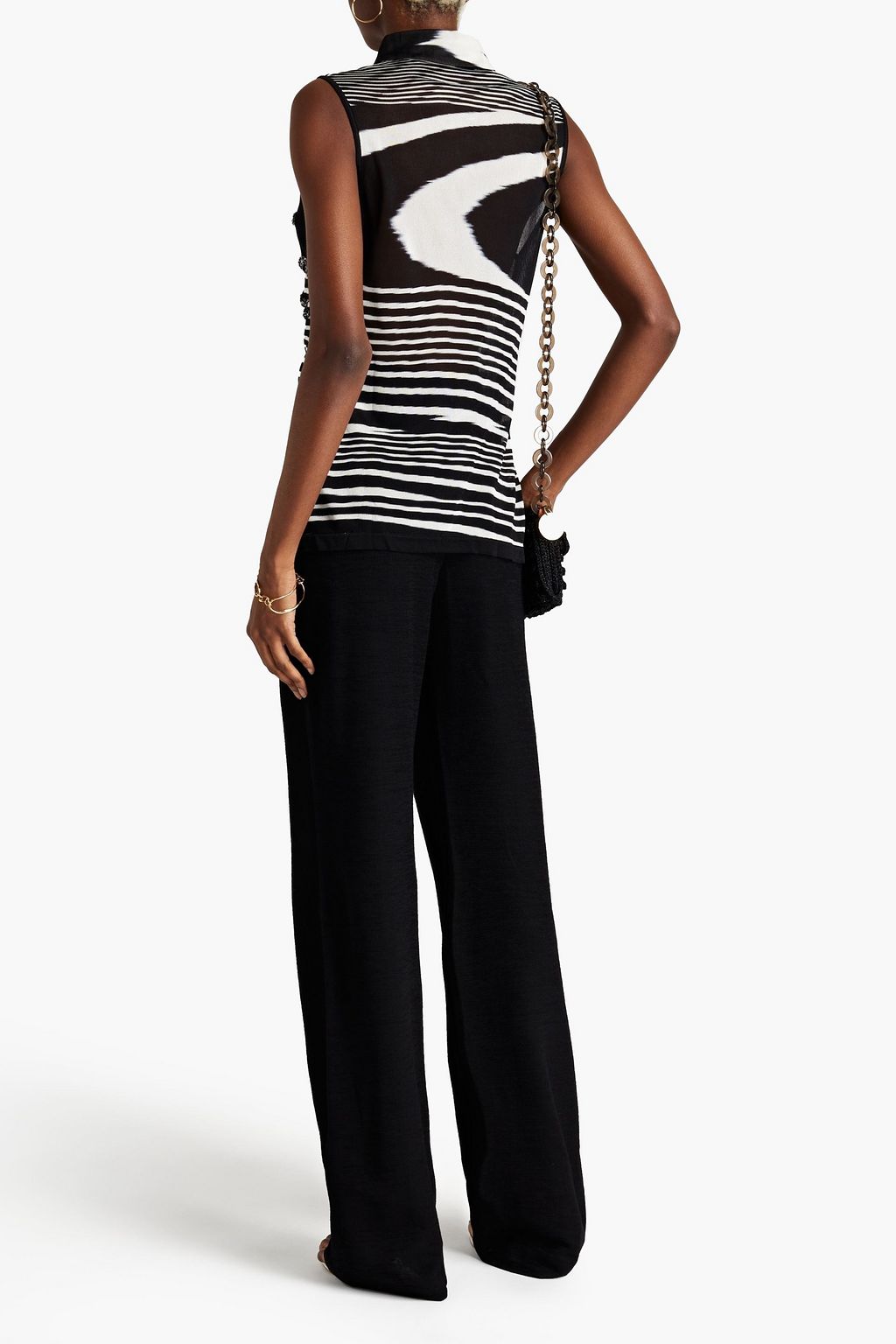 MISSONI Wool-blend wide-leg pants
