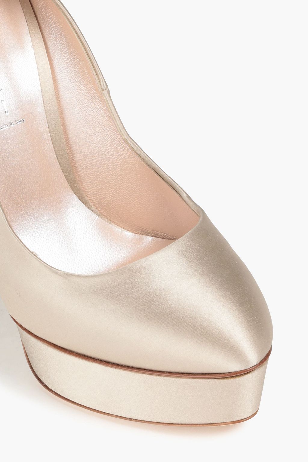 CASADEI Leather platform pumps