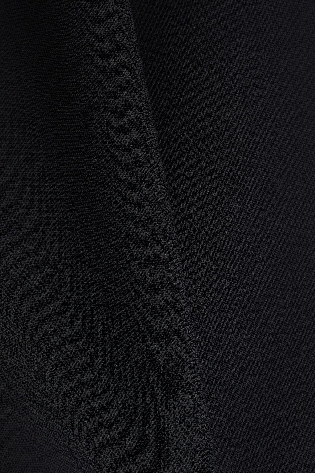 CLAUDIE PIERLOT Roneo chiffon-paneled crepe mini dress
