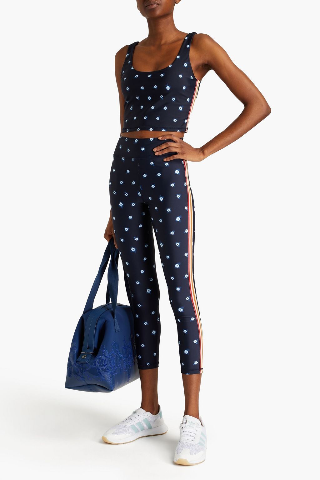 THE UPSIDE Shibori Spot printed stretch leggings