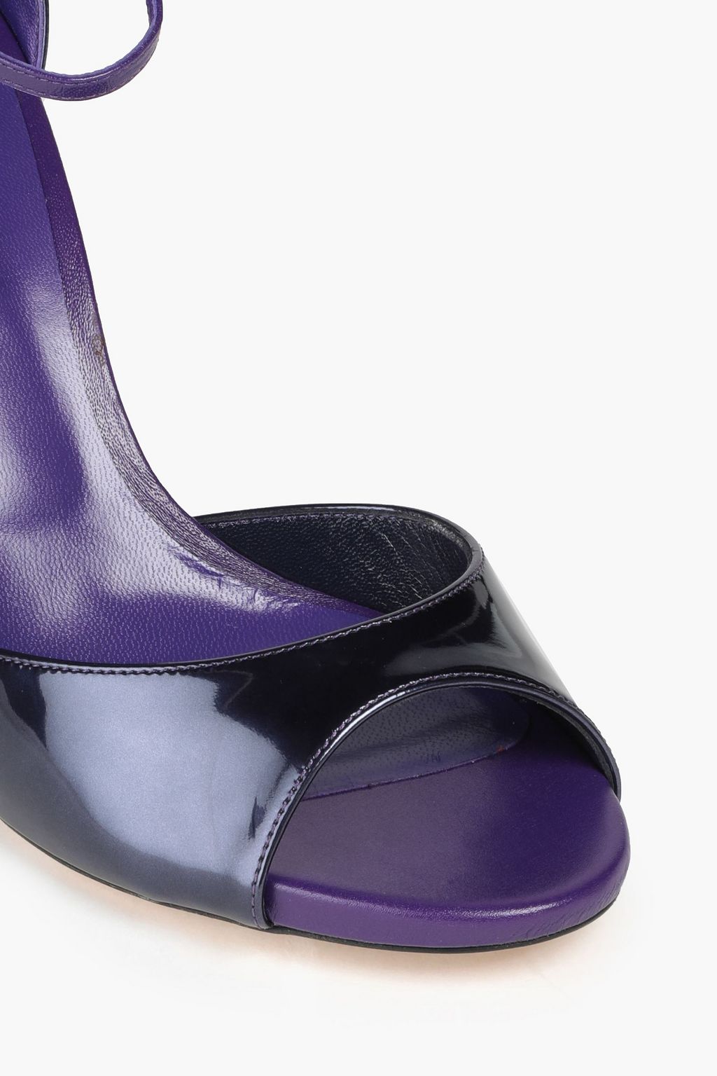 CASADEI Smooth and patent-leather sandals